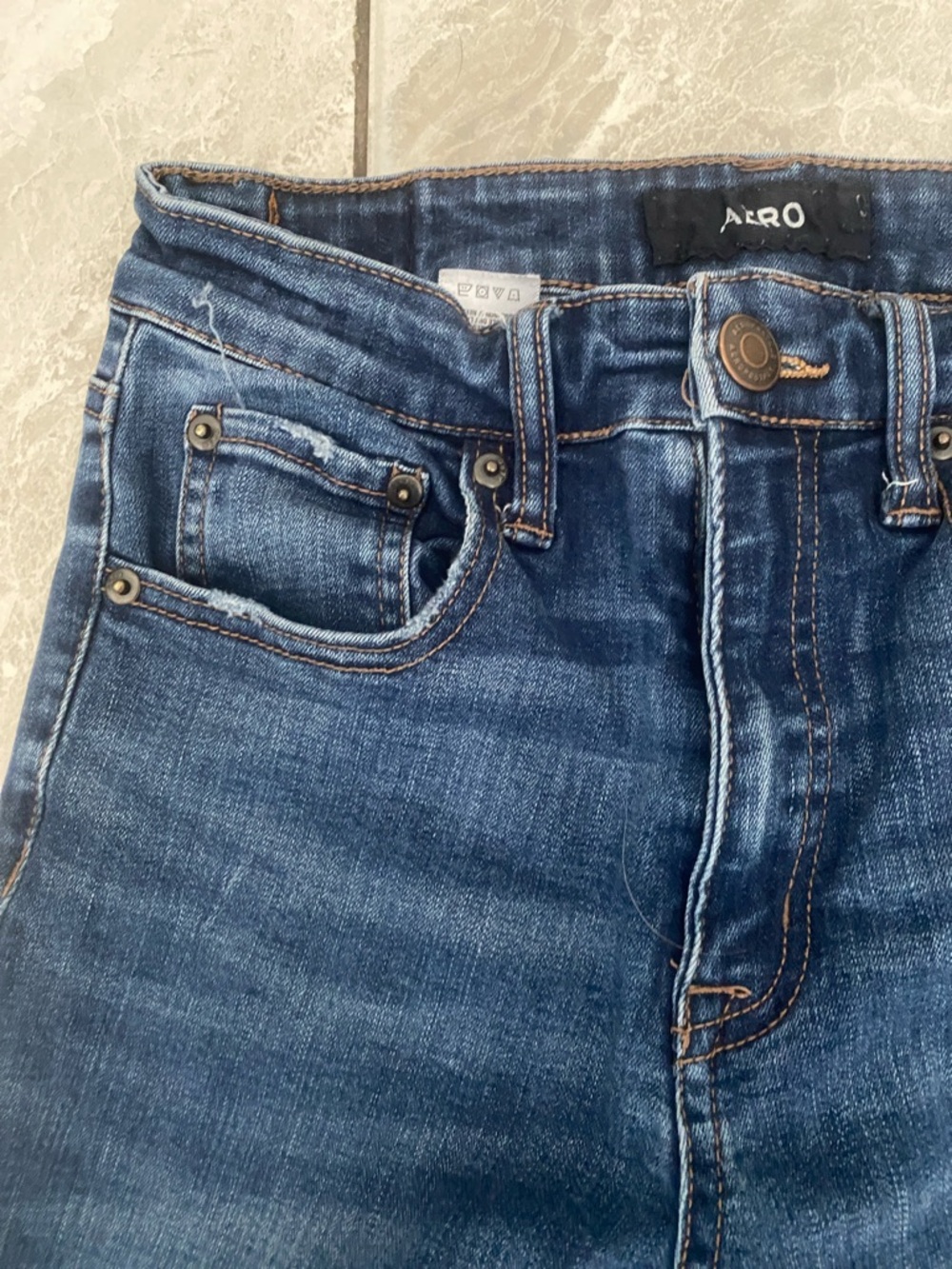 AERO Super High Rise Women Skinny Distressed Jeans | 6 - Picture 7 of 12